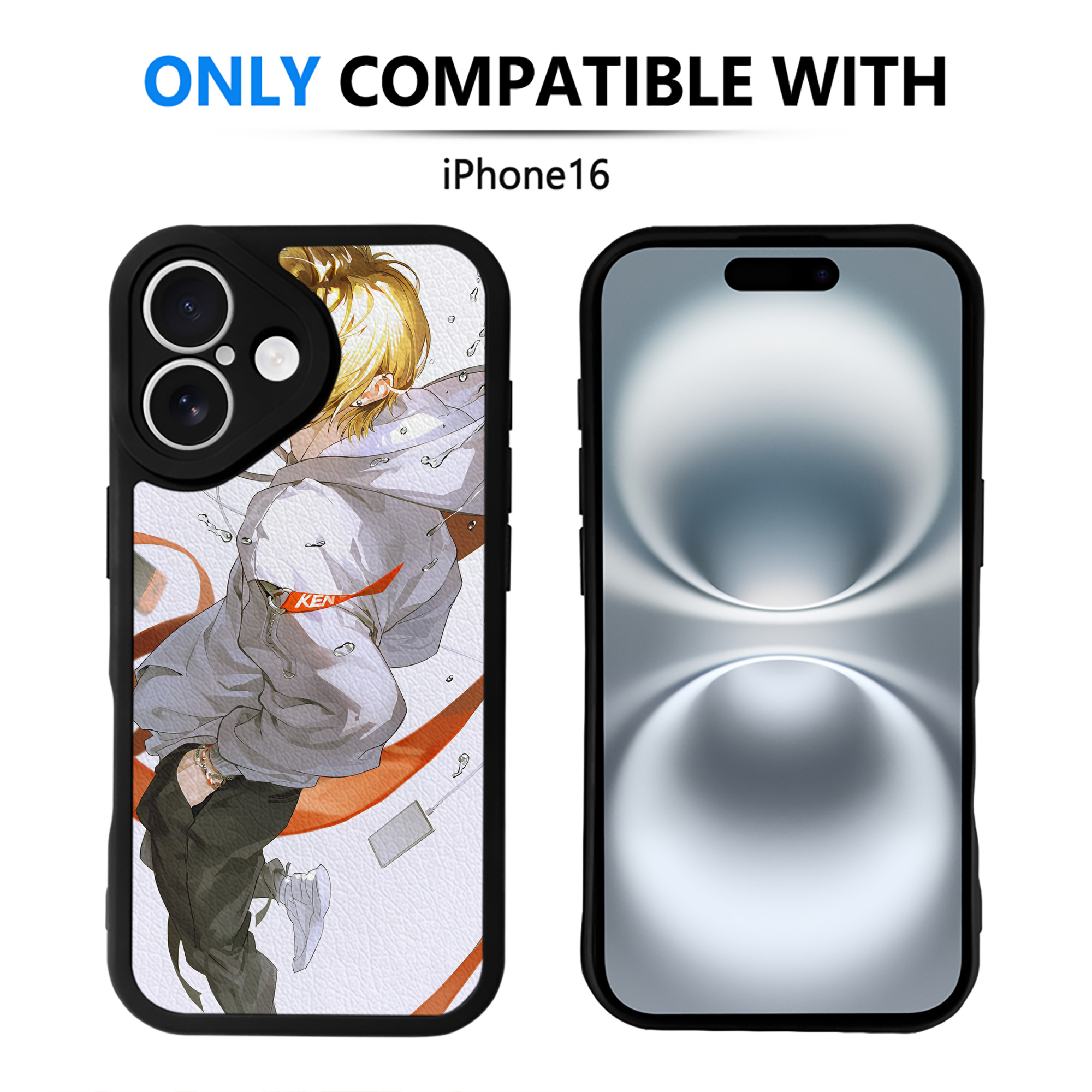 （画像用） ハイキュー!! Haikyu!! 【iPhone 16シリーズ対応】シリコンスマホケース（レザー調） 材質：シリコン